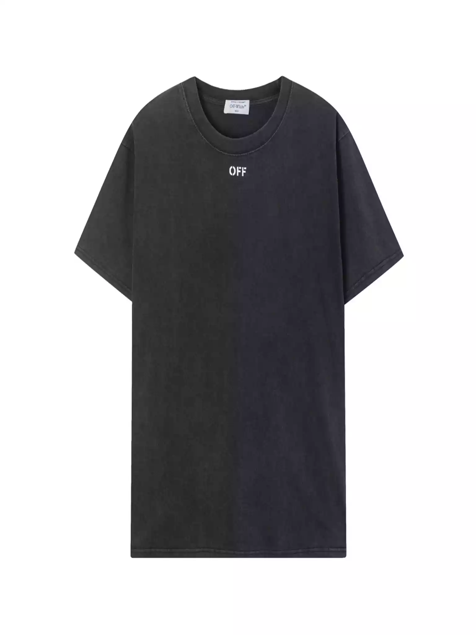 Off-White Black S.Matthew Skate T-shirt - OWS026 Off-White Black S.Matthew Skate T-shirt