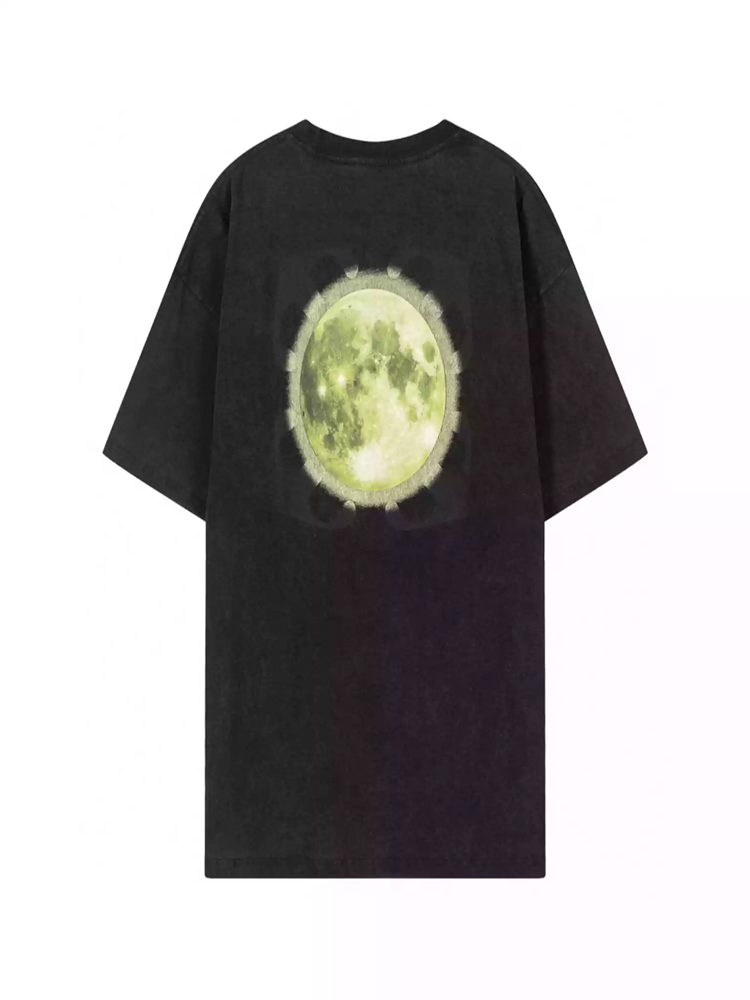 Super Moon Arr Slim S/S Tee in black - OWS029 Super Moon Arr Slim S/S Tee in black