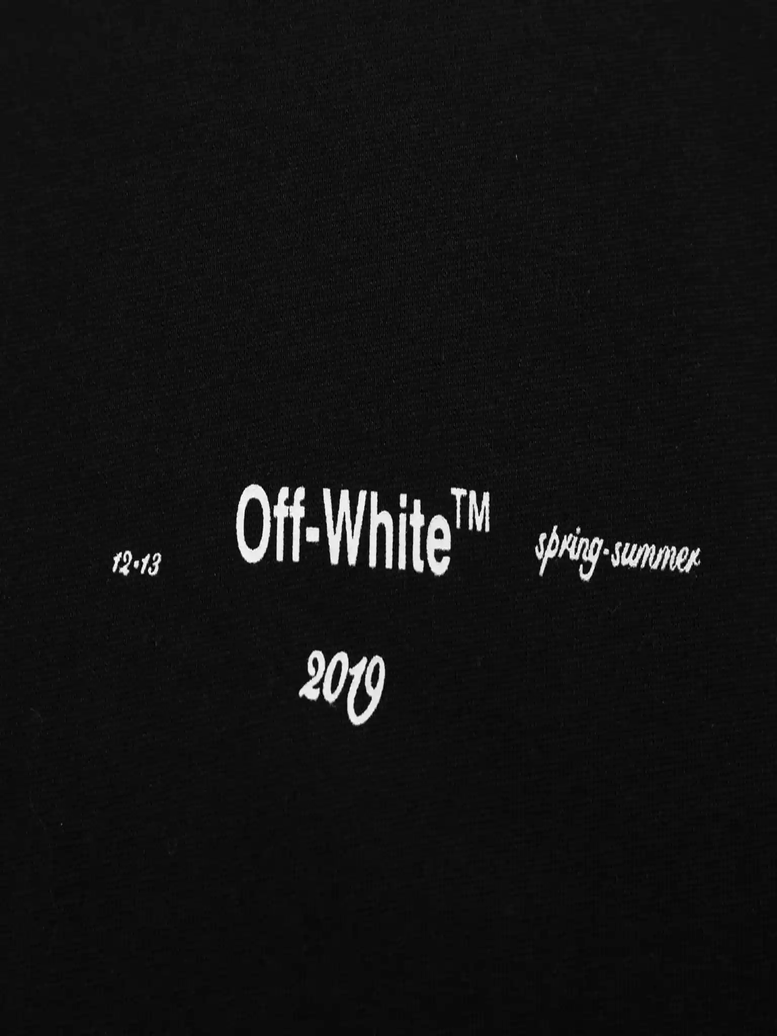 Off White Colour Painting Diagonals Arrows Tee Black - OWS008 Off White Colour Painting Diagonals Arrows Tee Black