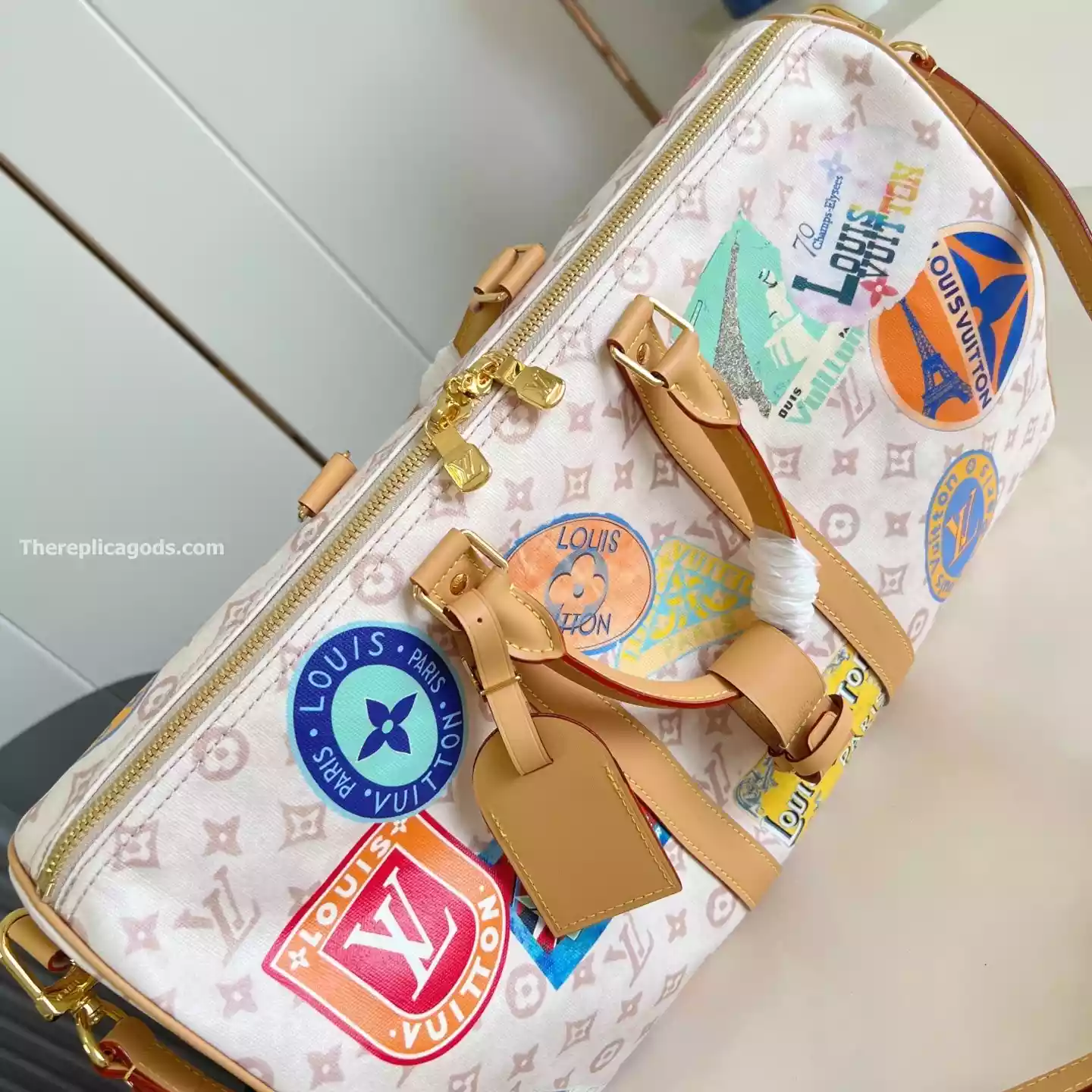 KEEPALL BANDOULIERE 45 MONOGRAM DUNE CANVAS - LW309 KEEPALL BANDOULIERE 45 MONOGRAM DUNE CANVAS