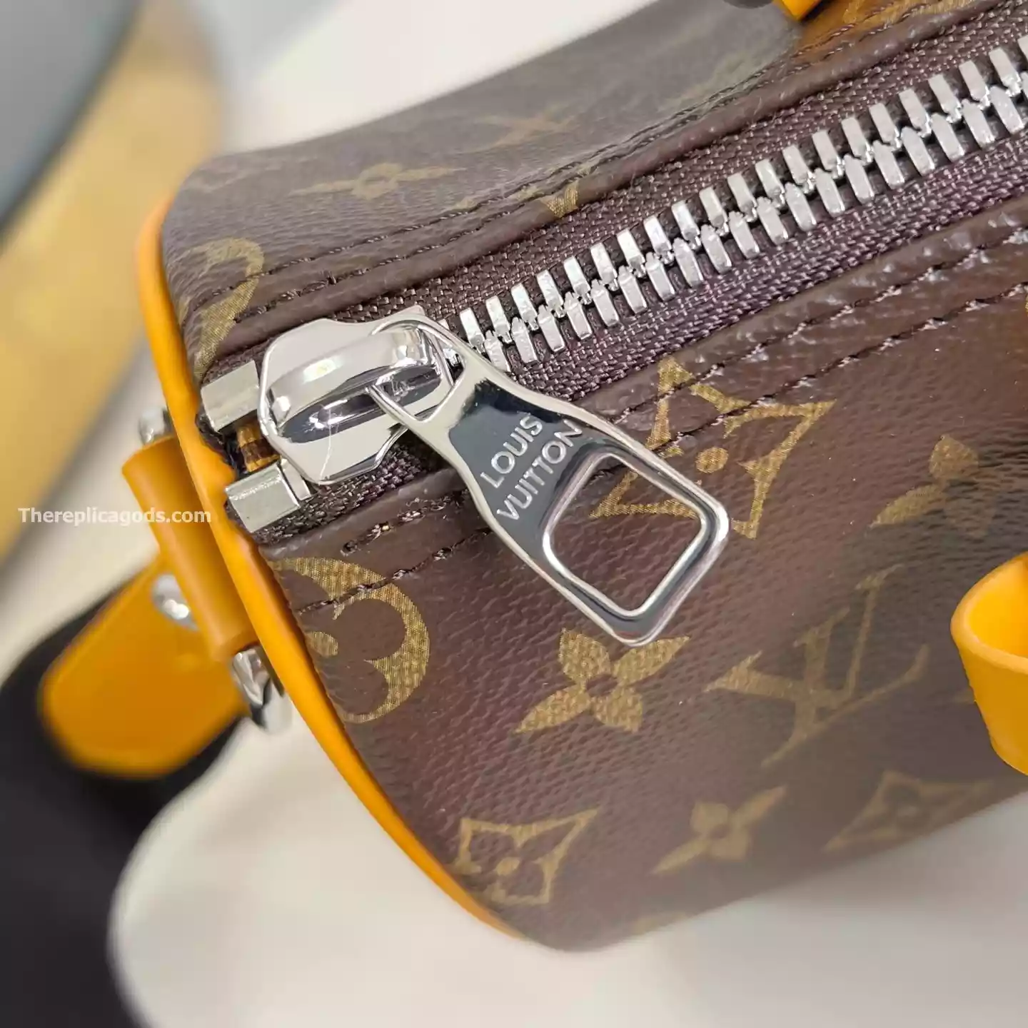 KEEPALL BANDOULIERE 25 BAG SAFRAN YELLOW MONOGRAM MACASSAR - LW301 KEEPALL BANDOULIERE 25 BAG SAFRAN YELLOW MONOGRAM MACASSAR