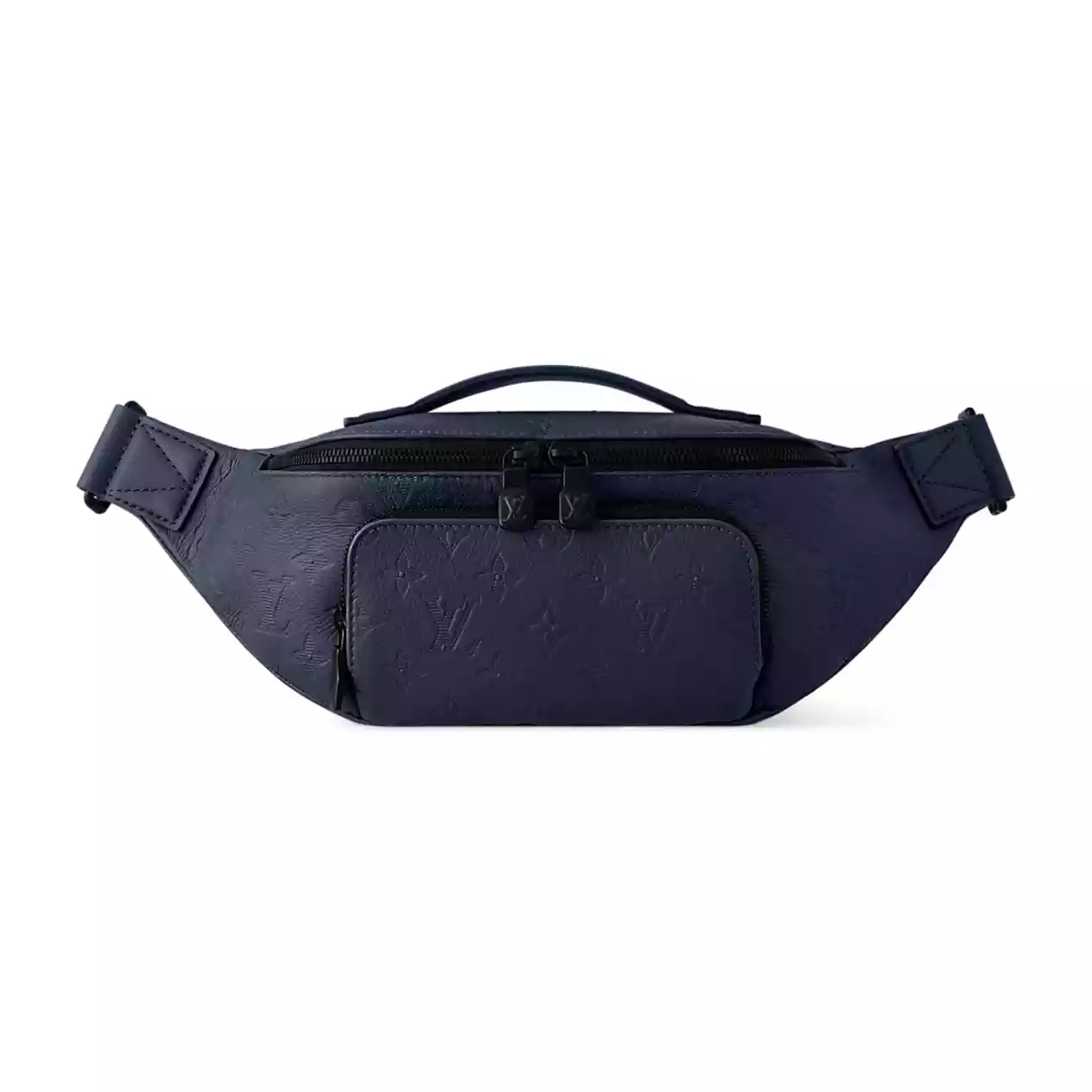 RUSH BUMBAG NAVY BLUE MONOGRAM SHADOW - LW304 RUSH BUMBAG NAVY BLUE MONOGRAM SHADOW