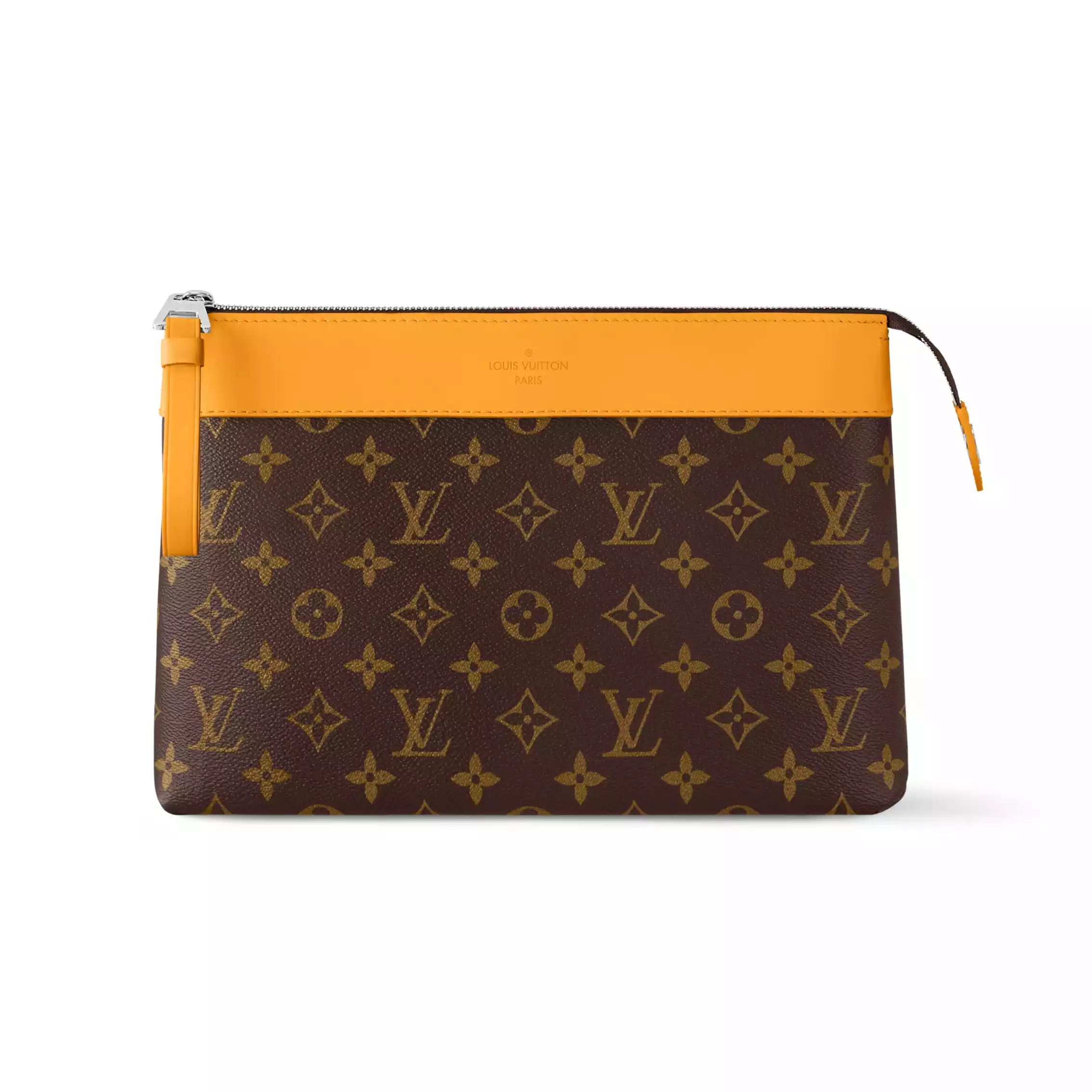 POCHETTE VOYAGE SOUPLE SAFRAN YELLOW M13198 - LW404 DISCOVERY BACKPACK PM SKY BLUE MONOGRAM CANVAS