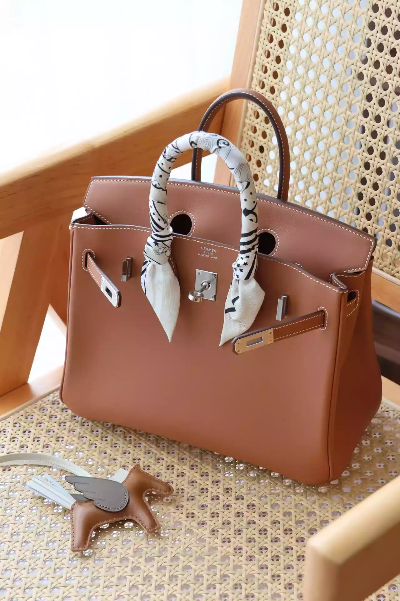 Hermès | Birkin Desordre 30cm | Gold Togo and Swift - HW189 Hermès | Birkin Desordre 30cm | Gold Togo and Swift