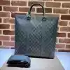 GUCCI MEN'S OPHIDIA GG CANVAS MEDIUM TOTE BAG GREY 2023 - BG097 GUCCI MEN'S OPHIDIA GG CANVAS MEDIUM TOTE BAG GREY 2023