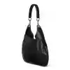 GUCCI B MEDIUM SHOULDER BAG IN GG LEATHER BLACK 2025 - BG103 GUCCI B MEDIUM SHOULDER BAG IN GG LEATHER BLACK 2025