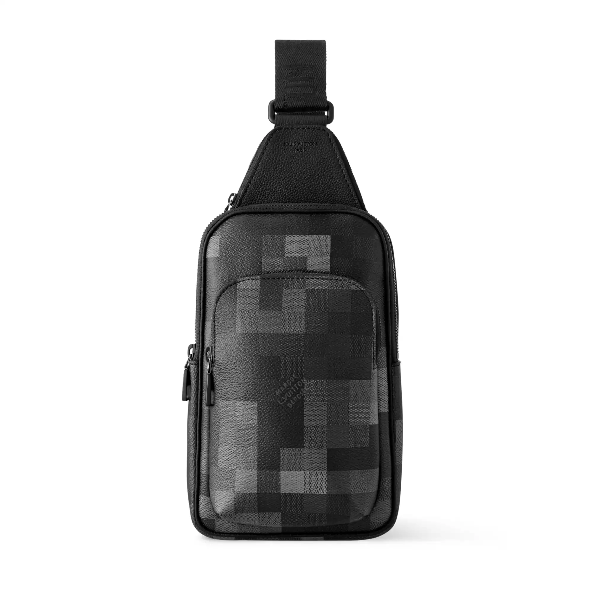 AVENUE SLINGBAG BLACK DAMOFLAGE BLACK CANVAS M14953 - LW412 DISCOVERY BACKPACK PM SKY BLUE MONOGRAM CANVAS