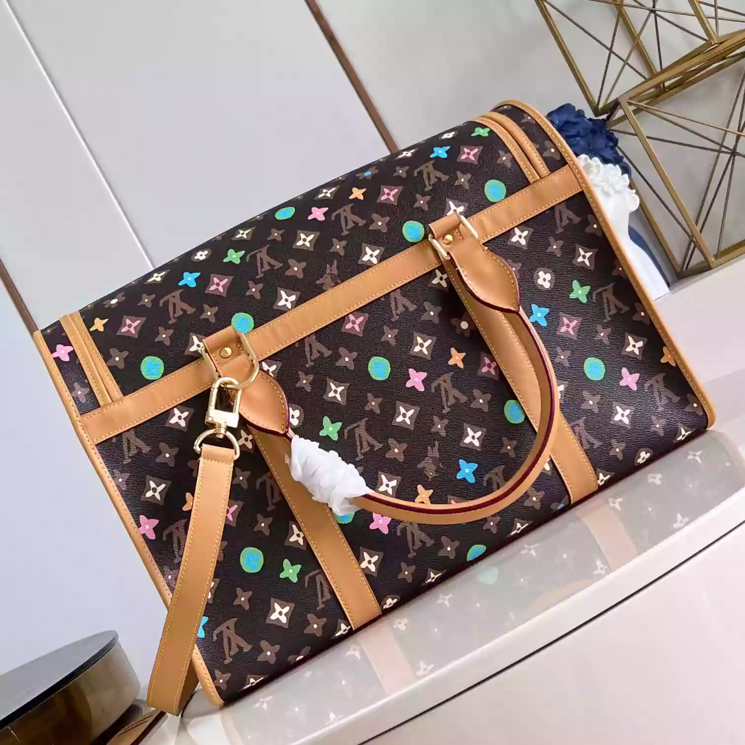 DOG BAG CHOCOLATE MONOGRAM CRAGGY M47066 - LW376 DISCOVERY BACKPACK PM SKY BLUE MONOGRAM CANVAS