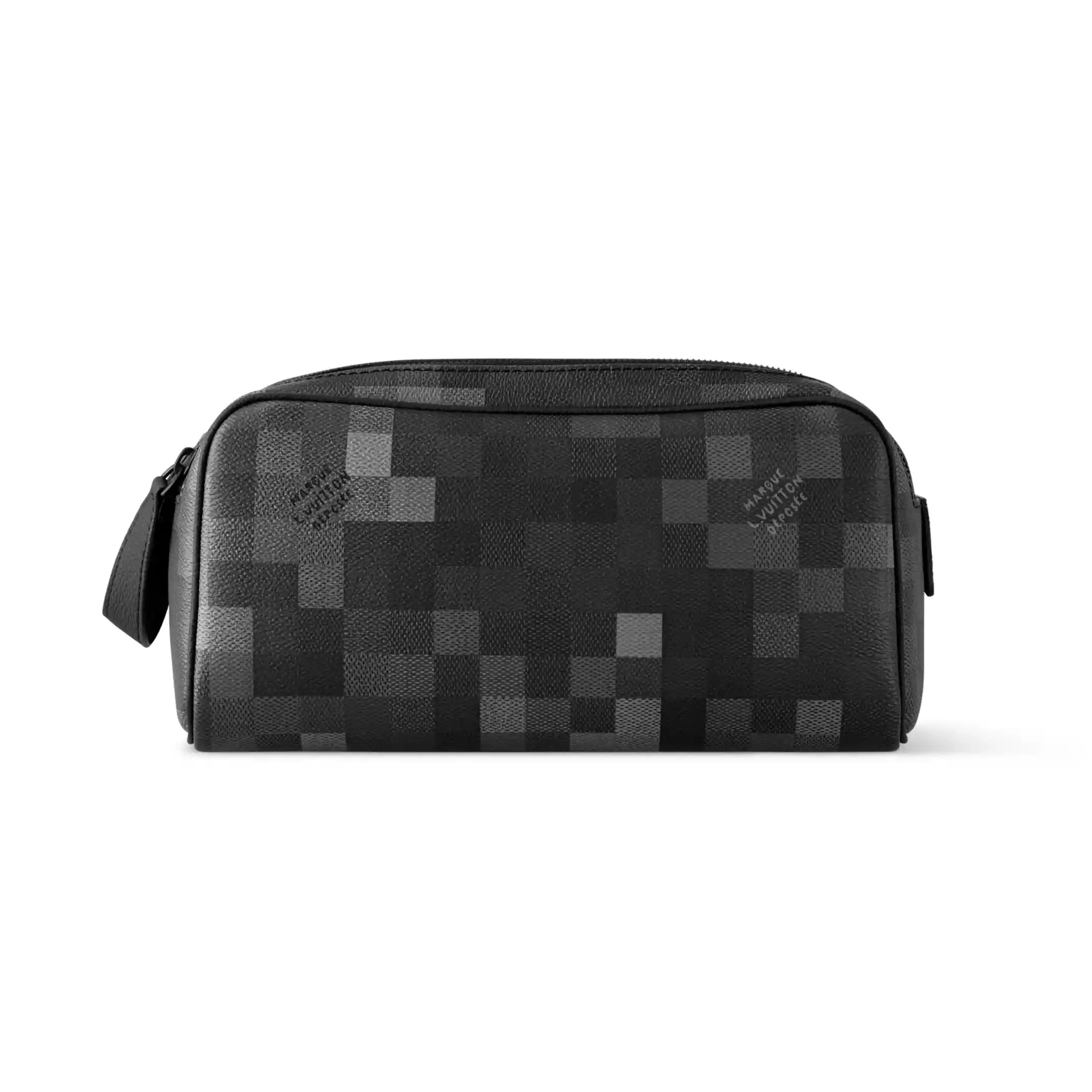 DOPP KIT BLACK DAMOFLAGE CANVAS M15109 - LW386 DISCOVERY BACKPACK PM SKY BLUE MONOGRAM CANVAS