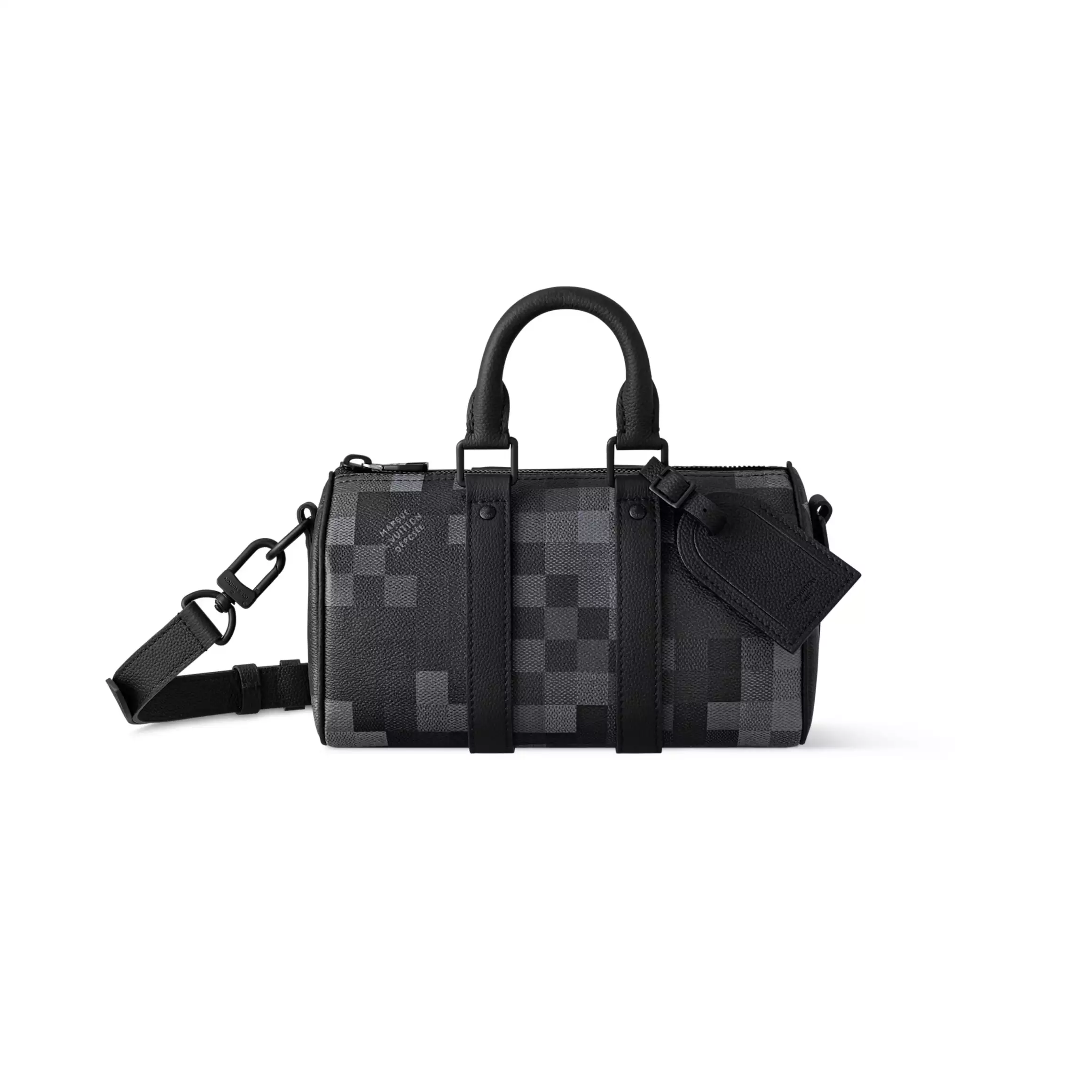 KEEPALL BANDOULIERE 25 BAG BLACK DAMOFLAGE BLACK CANVAS M14919 - LW413 DISCOVERY BACKPACK PM SKY BLUE MONOGRAM CANVAS