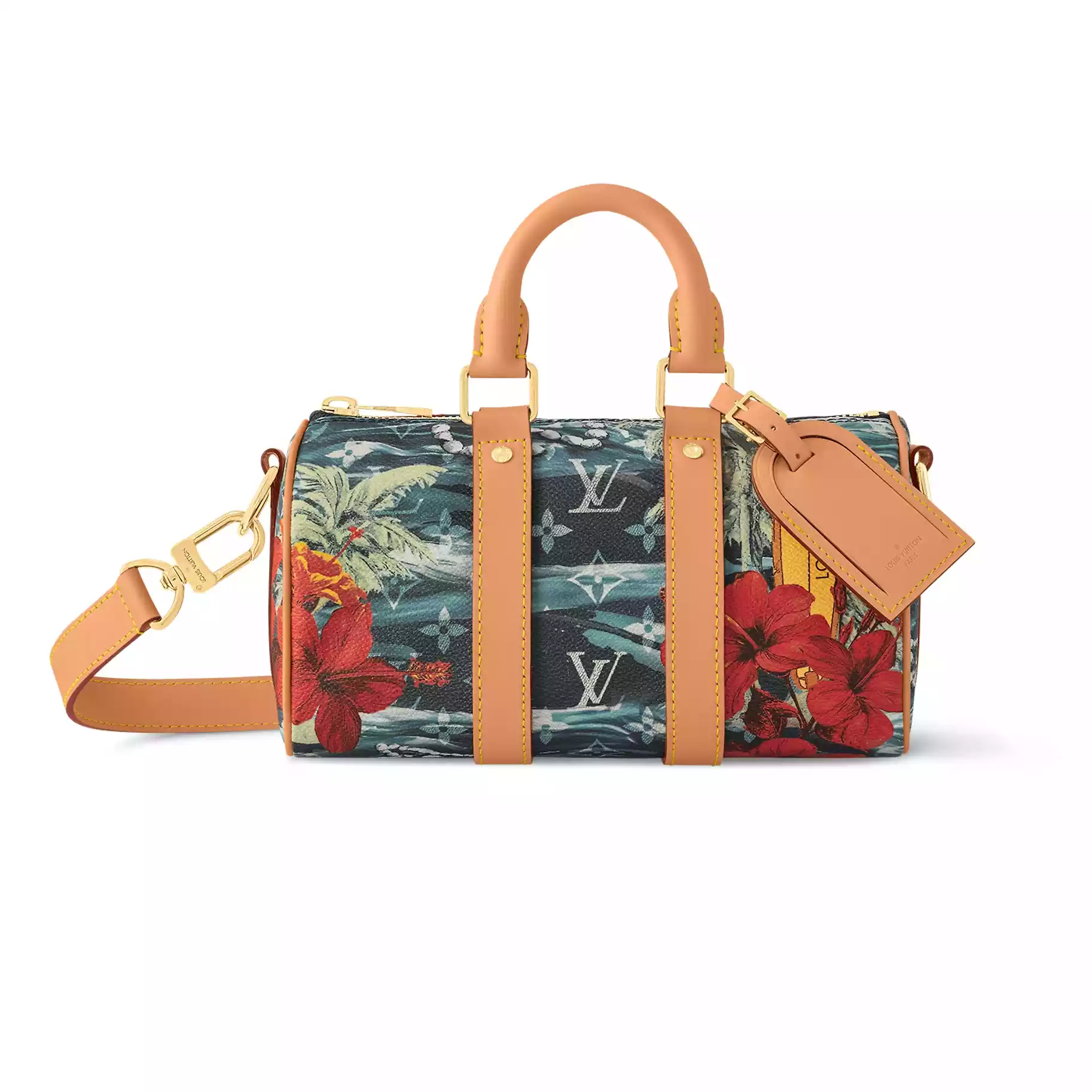 KEEPALL BANDOULIERE 25 NAVY BLUE MONOGRAM SURFIN’ CANVAS M25440 - LW433 DISCOVERY BACKPACK PM SKY BLUE MONOGRAM CANVAS