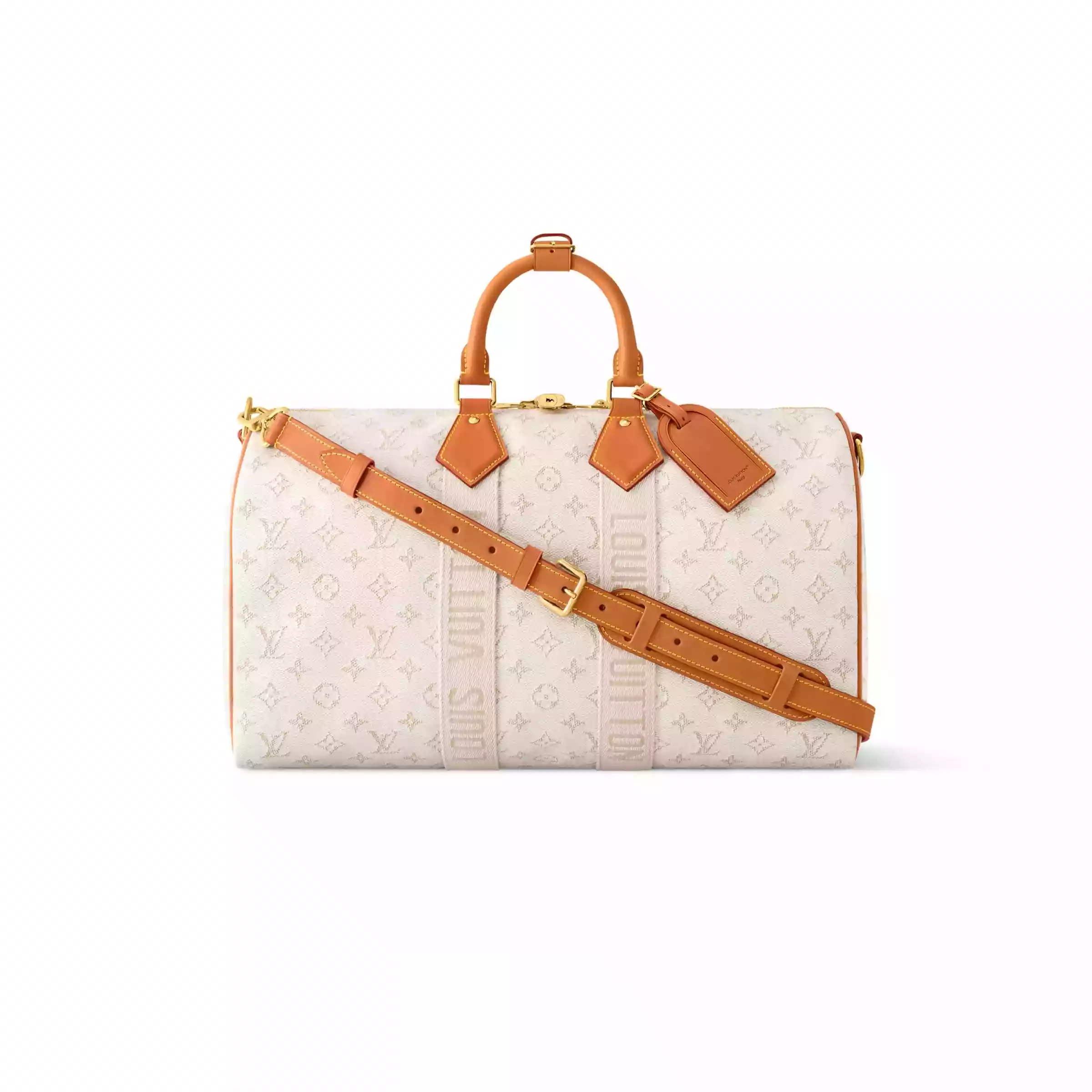 KEEPALL BANDOULIERE 45 BAG OFF-WHITE MONOGRAM HERITAGE CANVAS M14838 - LW353 DISCOVERY BACKPACK PM SKY BLUE MONOGRAM CANVAS