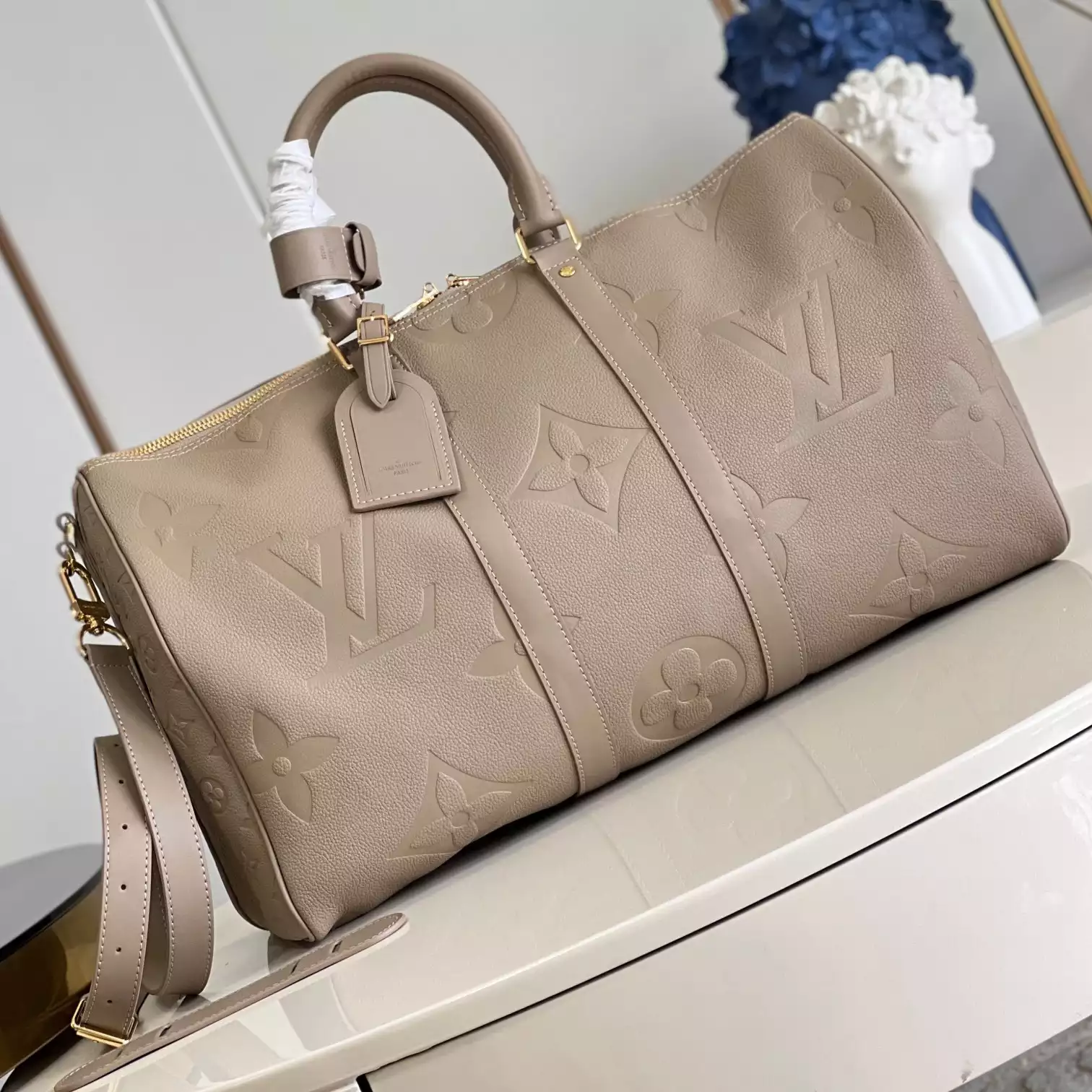 KEEPALL BANDOULIERE 45 MONOGRAM EMPREINTE M46114 - LW380 DISCOVERY BACKPACK PM SKY BLUE MONOGRAM CANVAS