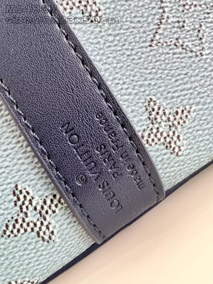 KEEPALL BANDOULIERE 50 BAG BLUE MONOGRAM CANVAS M14837 - LW354 DISCOVERY BACKPACK PM SKY BLUE MONOGRAM CANVAS