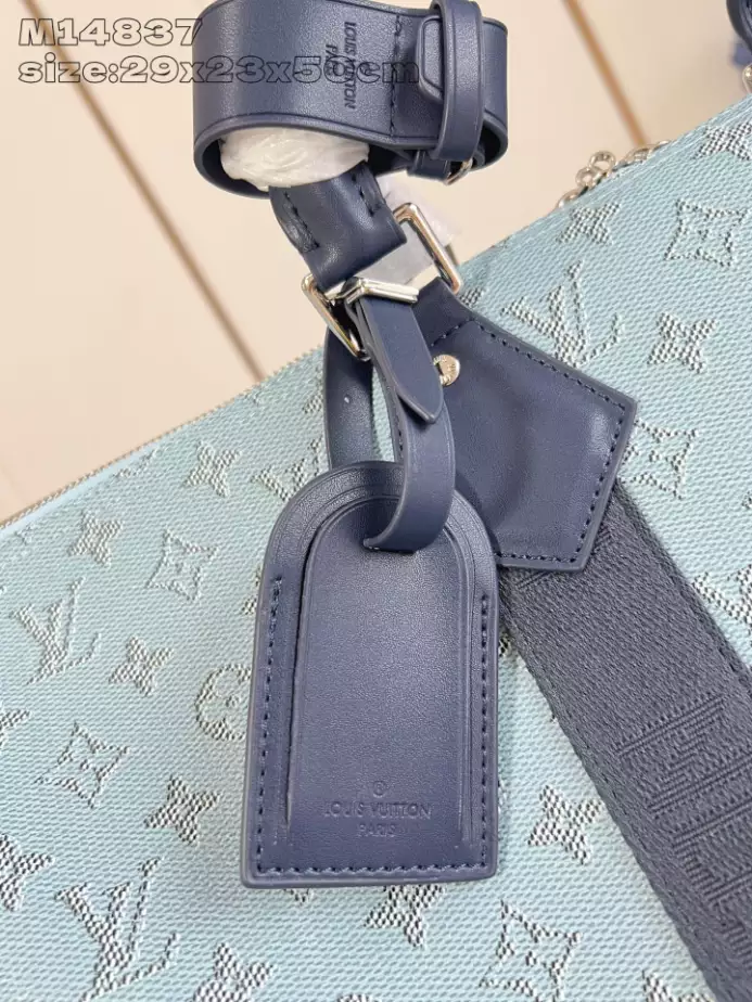 KEEPALL BANDOULIERE 50 BAG BLUE MONOGRAM CANVAS M14837 - LW354 DISCOVERY BACKPACK PM SKY BLUE MONOGRAM CANVAS