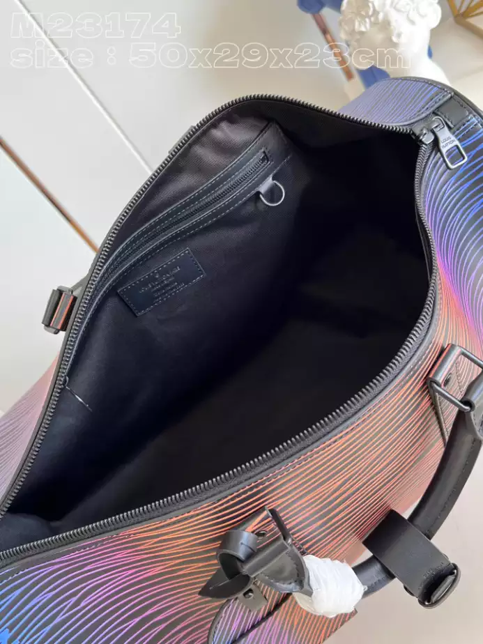 KEEPALL BANDOULIERE 50 GRADIENT ELECTRIC SUN M23174 - LW362 DISCOVERY BACKPACK PM SKY BLUE MONOGRAM CANVAS