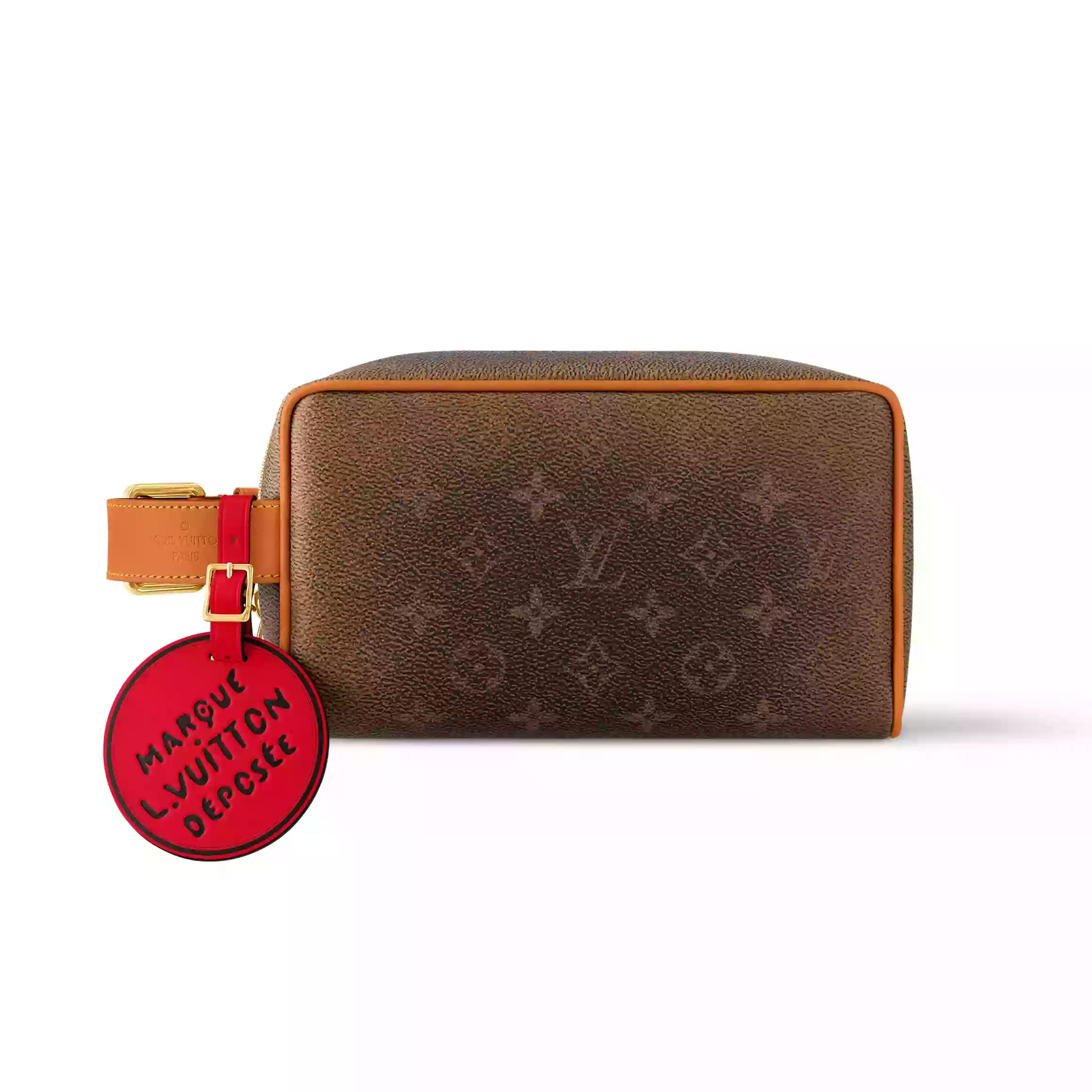 LOCKER DOPP KIT BROWN MONOGRAM DUST CANVAS M11765 - LW396 DISCOVERY BACKPACK PM SKY BLUE MONOGRAM CANVAS