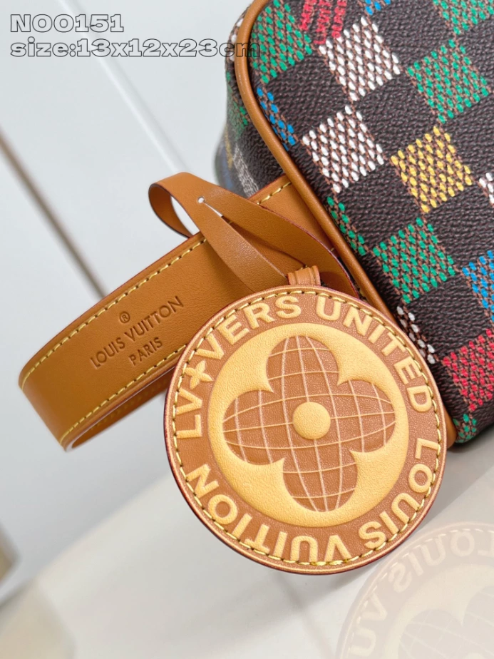 LOCKER DOPP KIT DAMIER EBENE CANVAS N00151 - LW391 DISCOVERY BACKPACK PM SKY BLUE MONOGRAM CANVAS