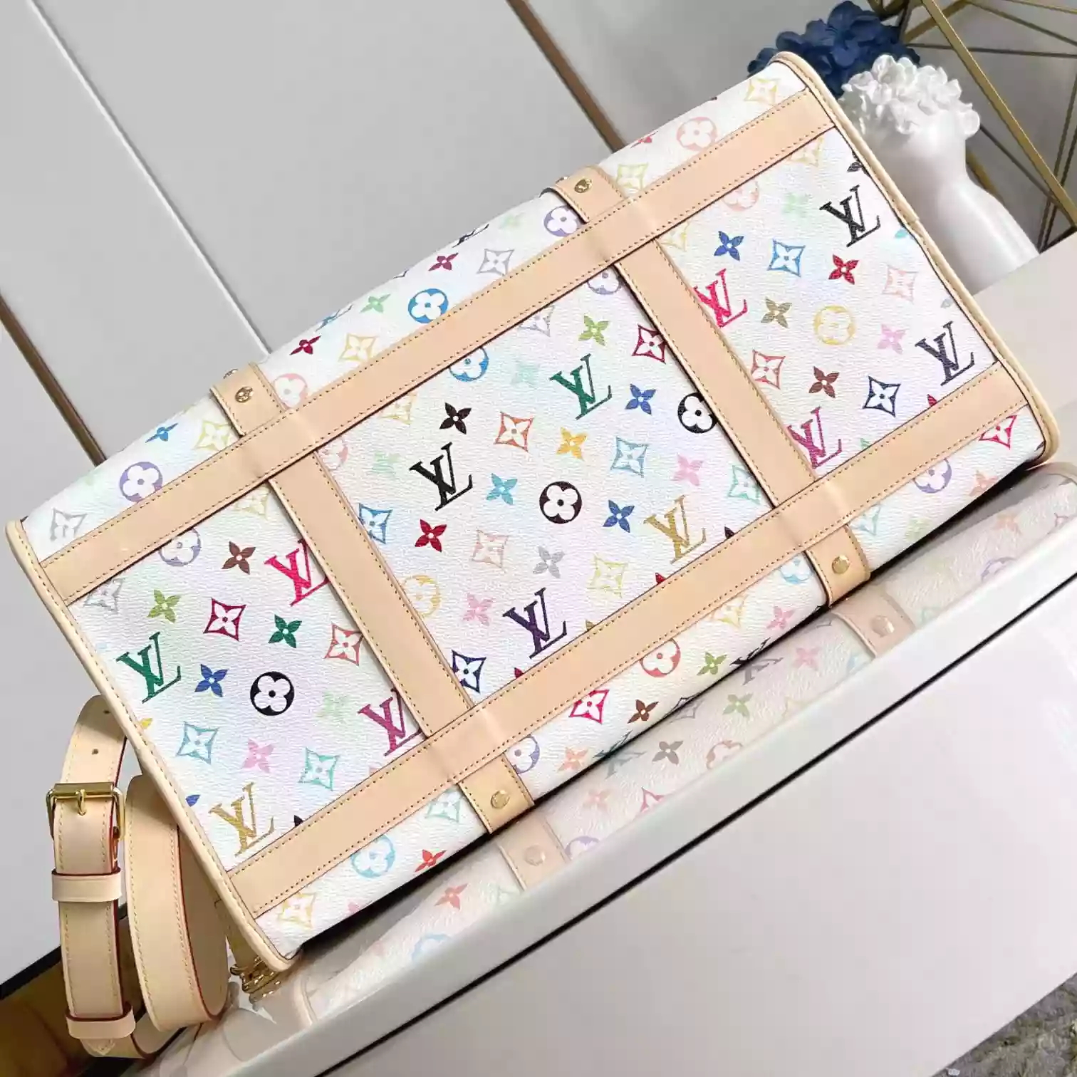 LV X TM DOG BAG AUTRES TOILES MONOGRAM M13741 - LW381 DISCOVERY BACKPACK PM SKY BLUE MONOGRAM CANVAS