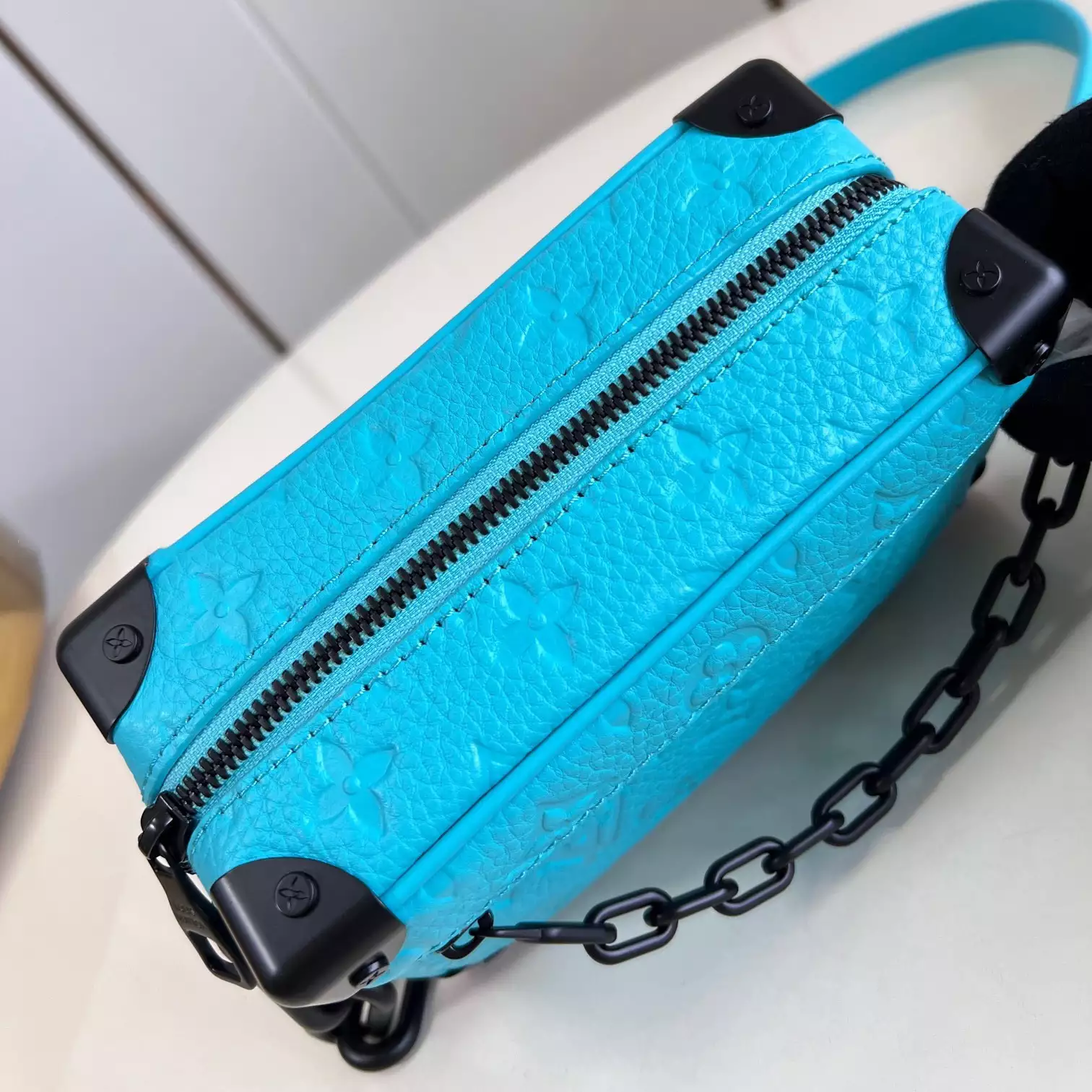 MINI SOFT TRUNK M11673 - LW439 DISCOVERY BACKPACK PM SKY BLUE MONOGRAM CANVAS