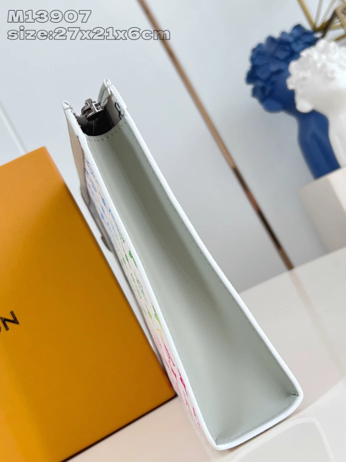 MONOGRAM IRIDESCENT POCHETTE VOYAGE IN GRADIENT GREY M13907 - LW392 DISCOVERY BACKPACK PM SKY BLUE MONOGRAM CANVAS