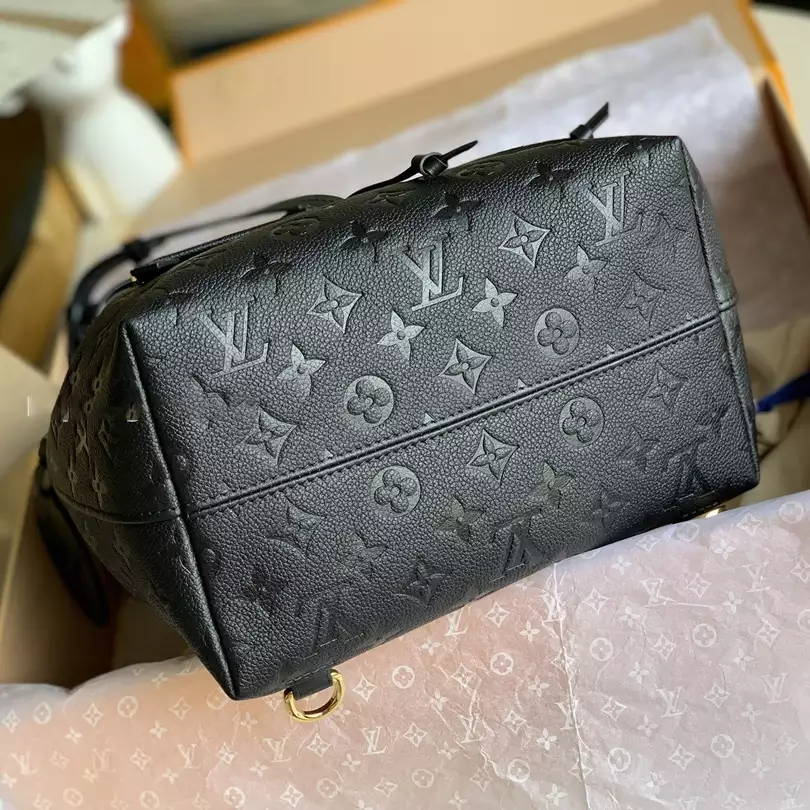 MONTSOURIS BACKPACK BLACK MONOGRAM EMPREINTE M45205 - LW346 DISCOVERY BACKPACK PM SKY BLUE MONOGRAM CANVAS