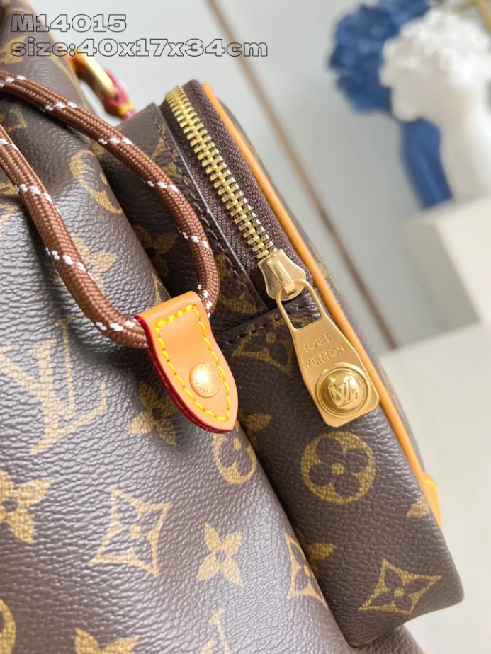 MONTSOURIS CARGO BACKPACK BROWN MONOGRAM CANVAS M14015 - LW332 DISCOVERY BACKPACK PM SKY BLUE MONOGRAM CANVAS