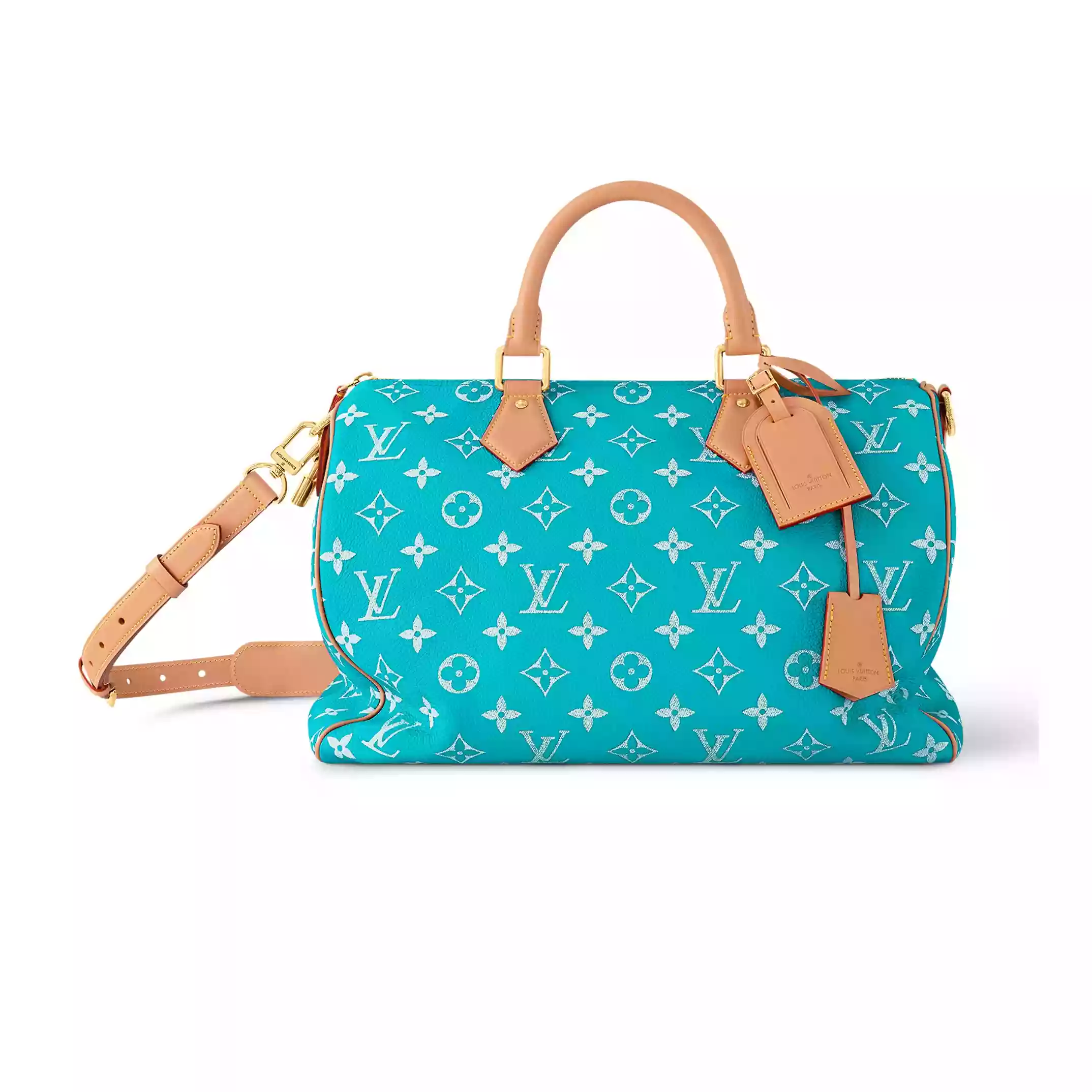 SPEEDY P9 BANDOULIERE 40 TURQUOISE M11564 - LW357 DISCOVERY BACKPACK PM SKY BLUE MONOGRAM CANVAS