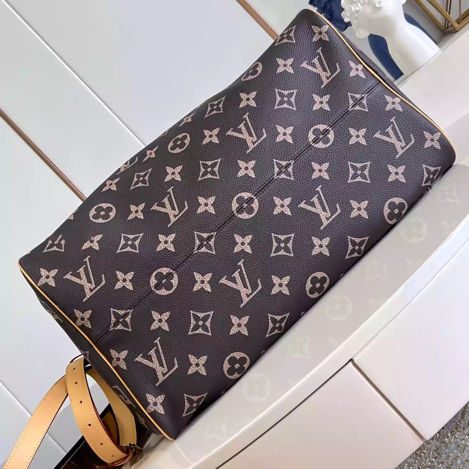 SPEEDY P9 BANDOULIERE 50 MONOGRAM SOFT CALFSKIN M46962 - LW359 DISCOVERY BACKPACK PM SKY BLUE MONOGRAM CANVAS