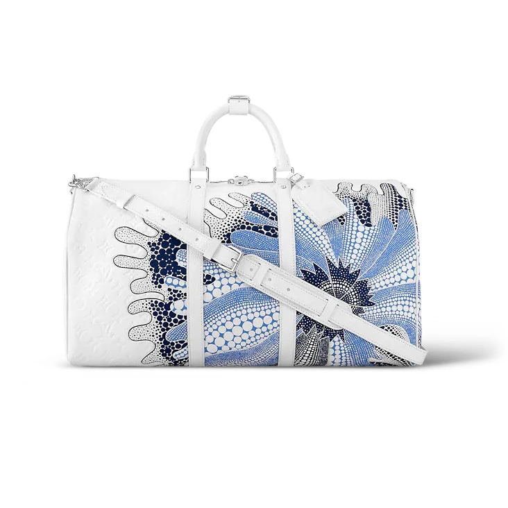 X YAYOI KUSAMA KEEPALL 50 TAURILLON MONOGRAM M21678 - LW368 DISCOVERY BACKPACK PM SKY BLUE MONOGRAM CANVAS