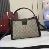 GUCCI PADLOCK GG CANVAS MEDIUM HANDBAG BLACK 2025 - BG106 GUCCI PADLOCK GG CANVAS MEDIUM HANDBAG BLACK 2025