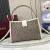 GUCCI PADLOCK GG CANVAS LARGE HANDBAG WHITE 2025 - BG108 GUCCI PADLOCK GG CANVAS LARGE HANDBAG WHITE 2025