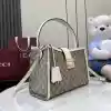 GUCCI PADLOCK GG CANVAS LARGE HANDBAG WHITE 2025 - BG108 GUCCI PADLOCK GG CANVAS LARGE HANDBAG WHITE 2025