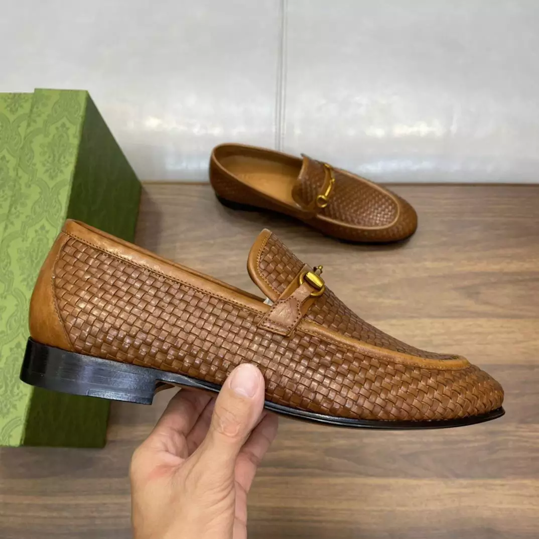 HORSEBIT LEATHER LOAFERS BROWN - GL117