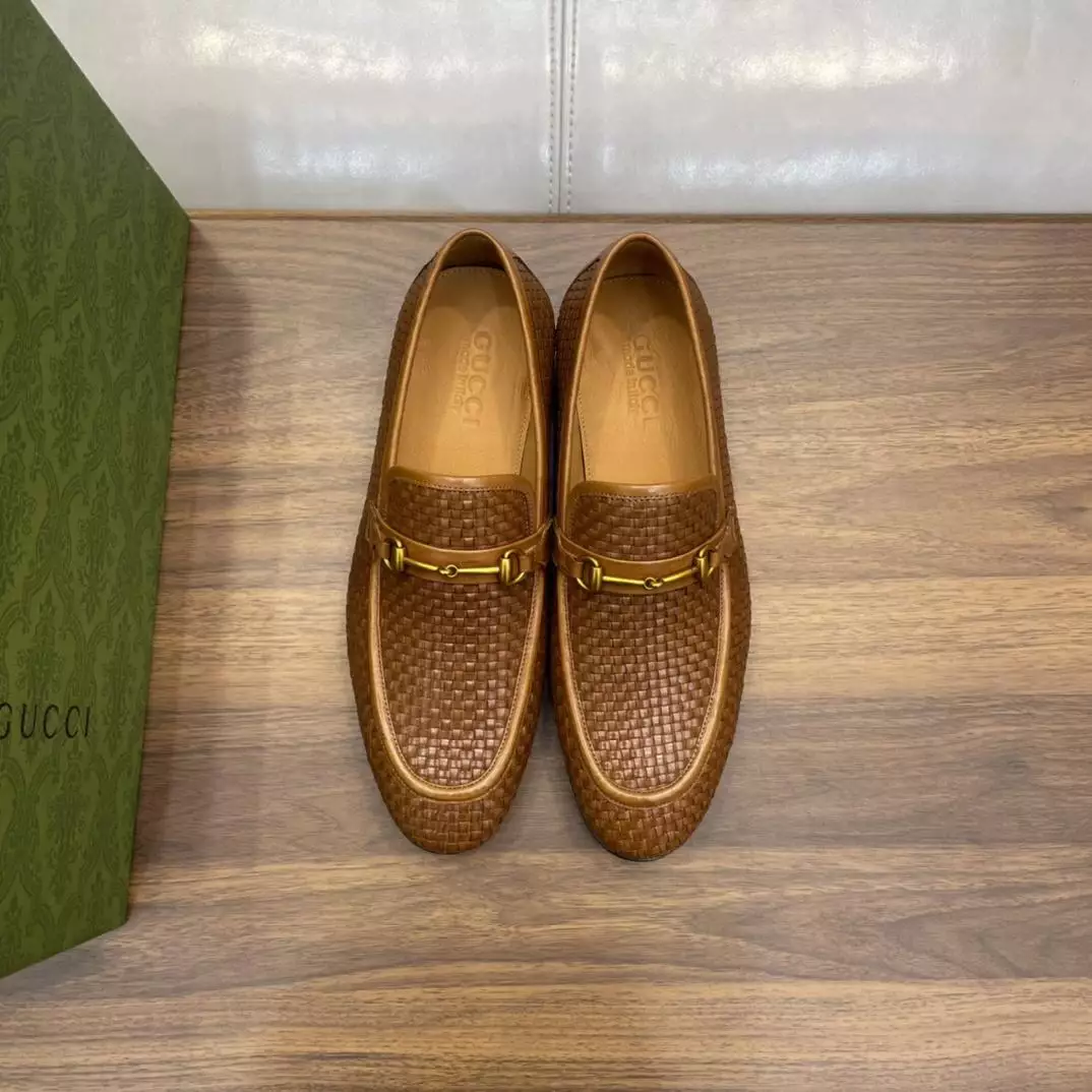 HORSEBIT LEATHER LOAFERS BROWN - GL117