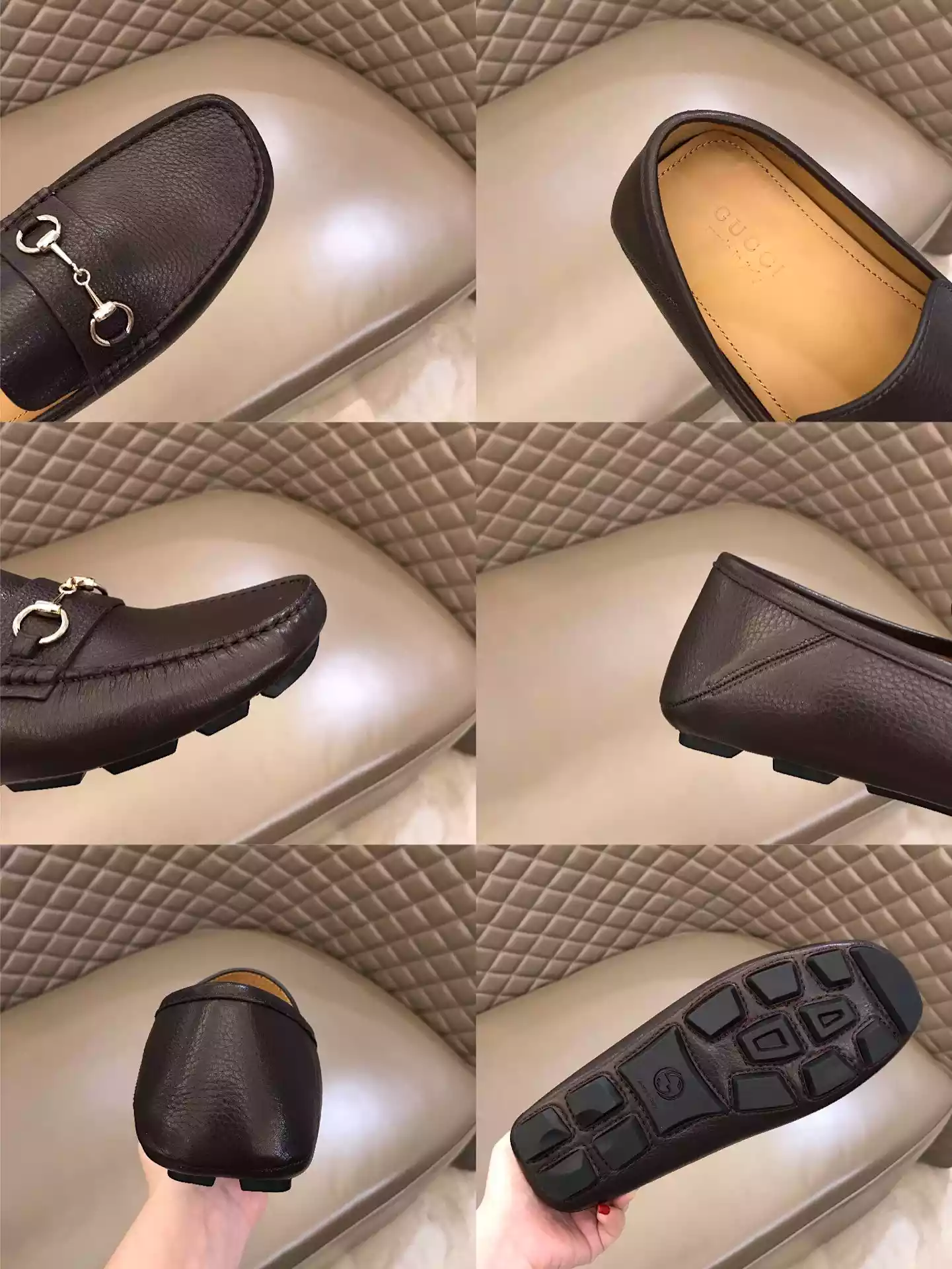 LEATHER DRIVER WITH HORSEBIT - GL120