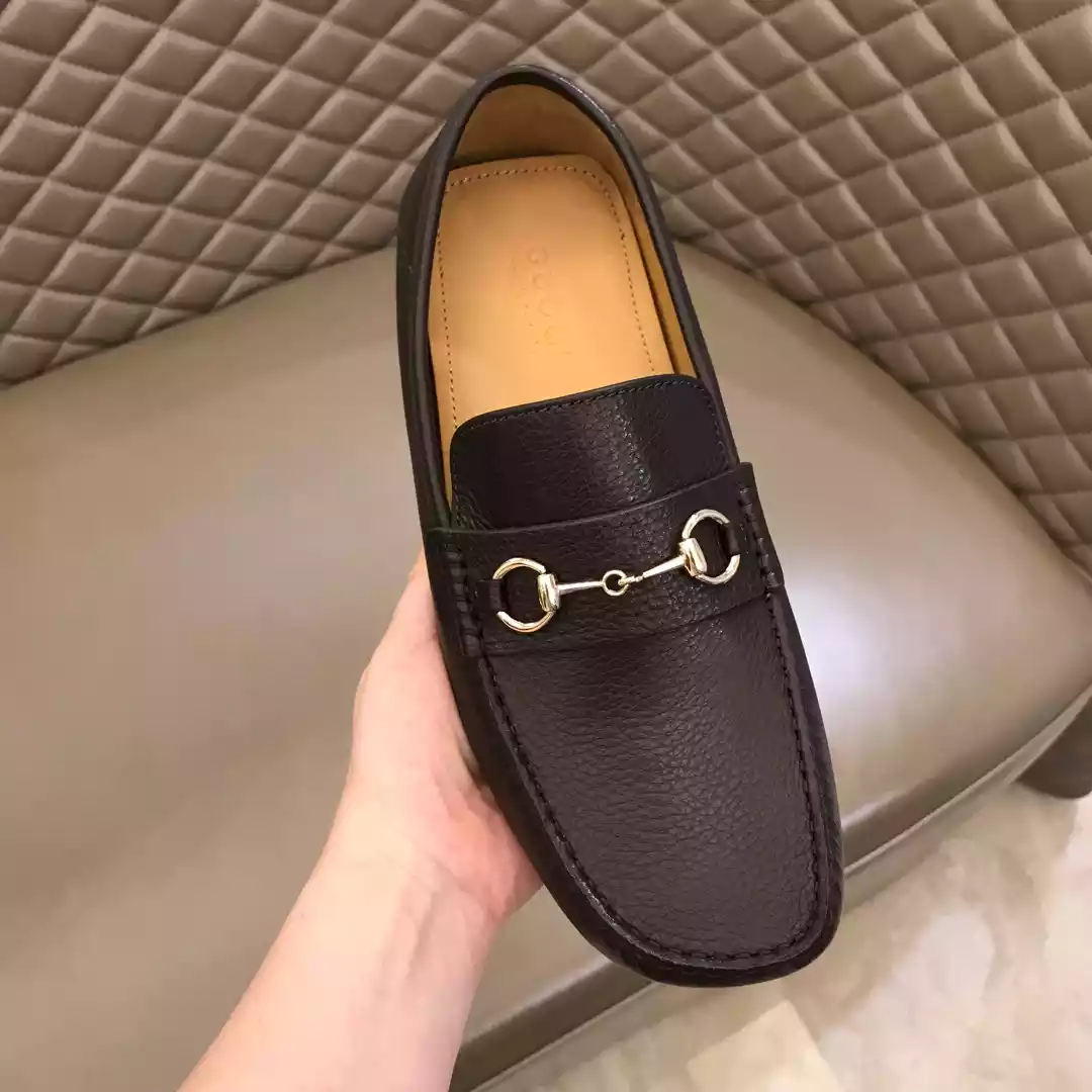 LEATHER DRIVER WITH HORSEBIT - GL120