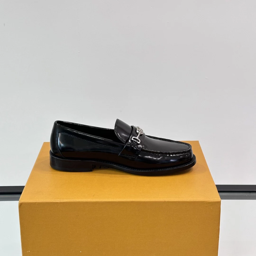 MAJOR LOAFERS BLACK LEATHER - VL038