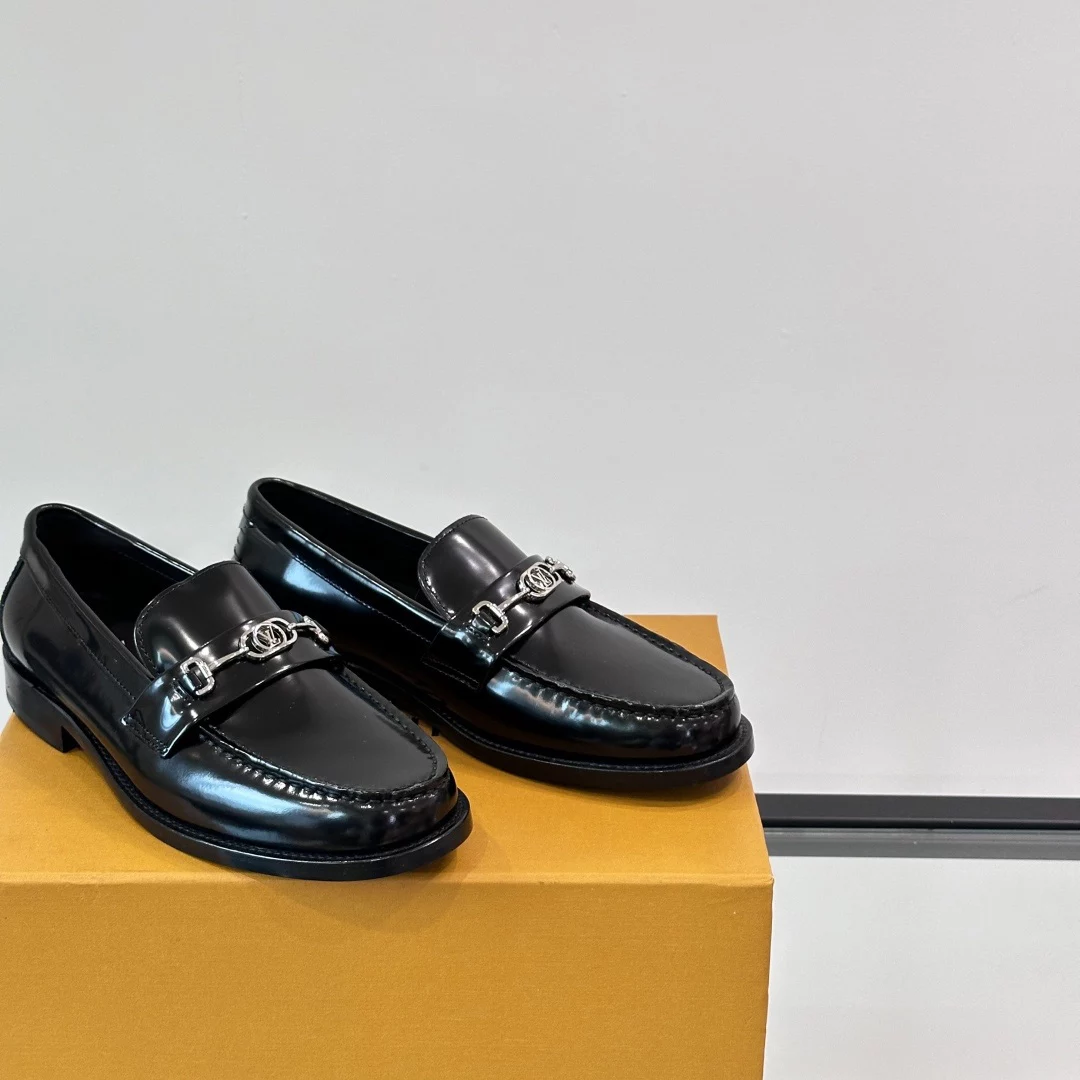 MAJOR LOAFERS BLACK LEATHER - VL038