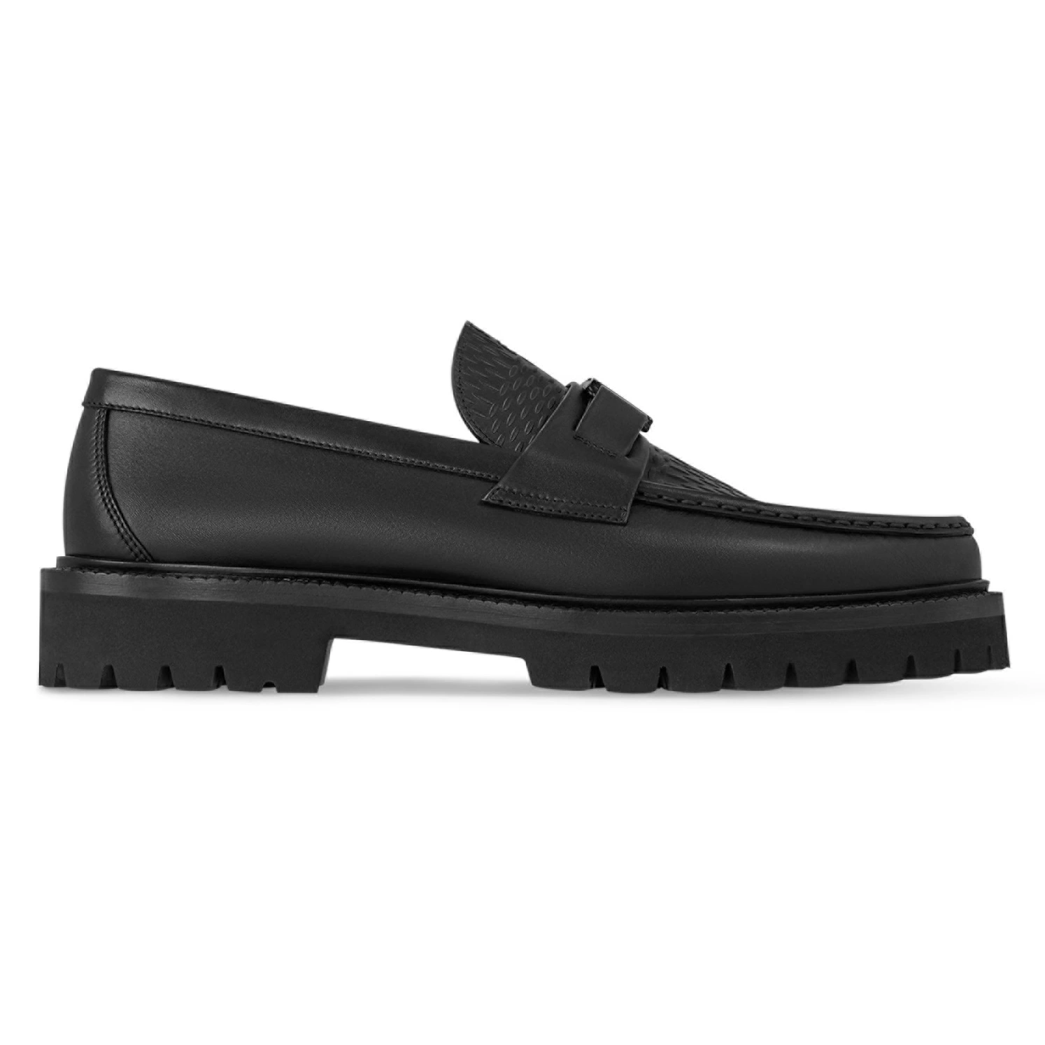 MAJOR LOAFERS BLACK LEATHER - VL042