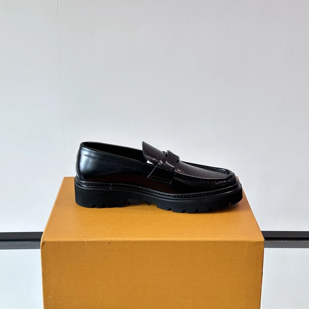 MAJOR LOAFERS BLACK LEATHER - VL042