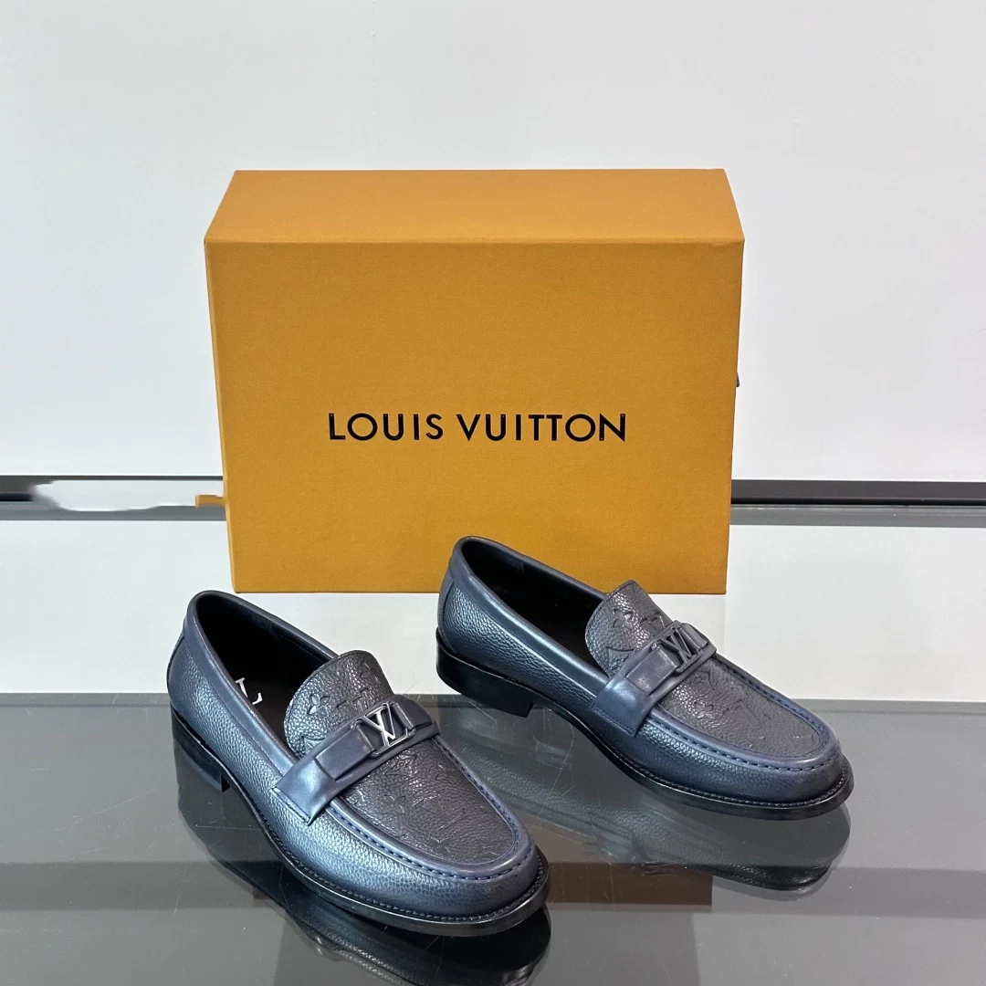 MAJOR LOAFERS IN NAVY BLUE - VL041