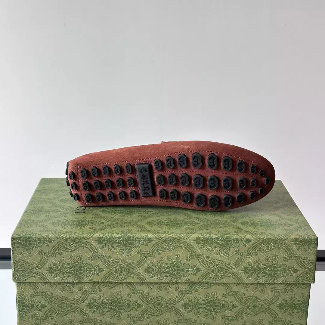 MEN'S DRIVER WITH HORSEBIT IN BROWN - GL096