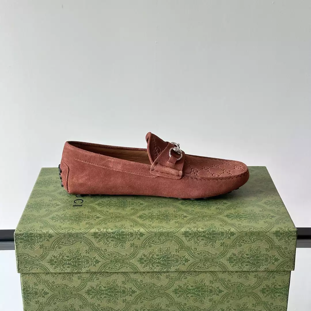 MEN'S DRIVER WITH HORSEBIT IN BROWN - GL096