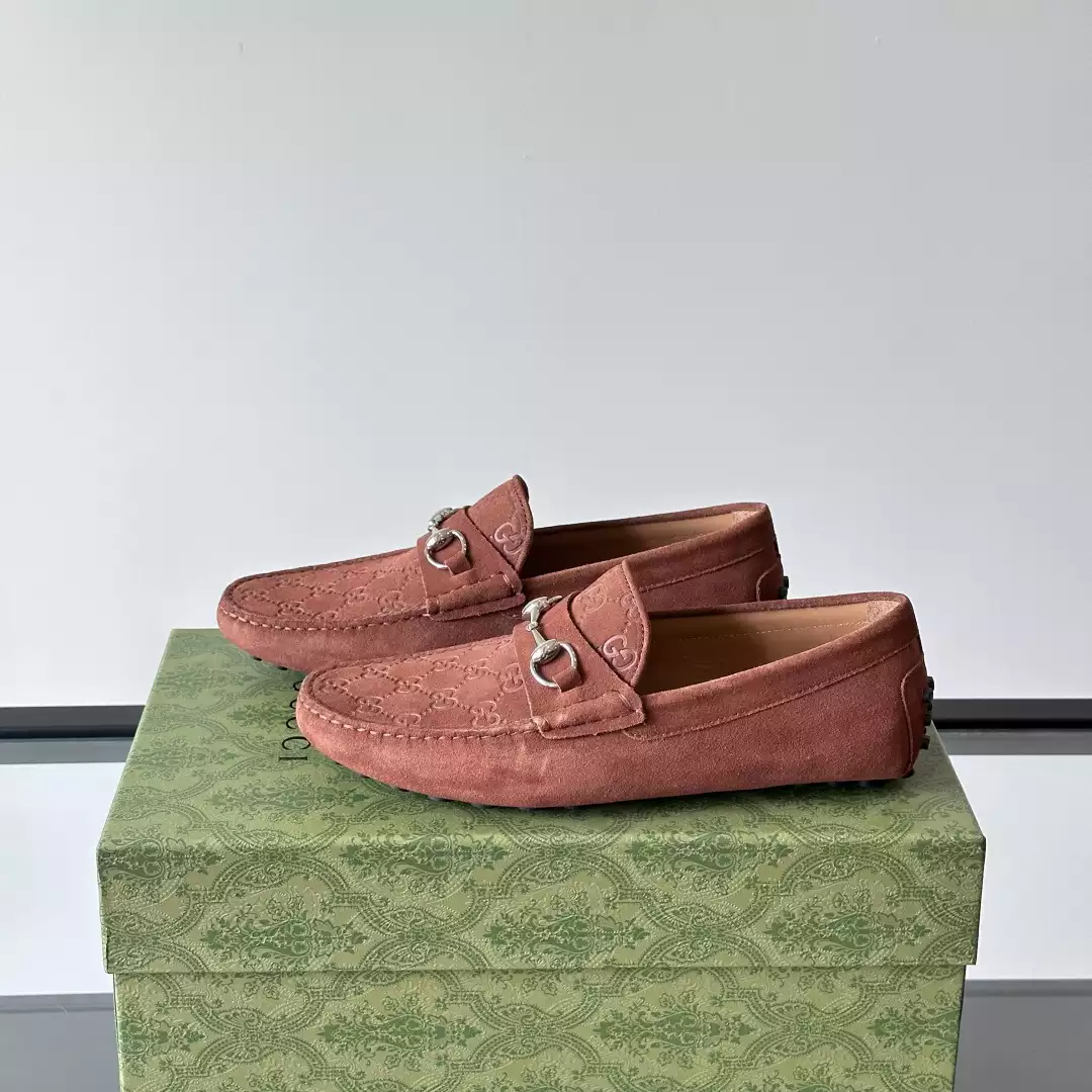 MEN'S DRIVER WITH HORSEBIT IN BROWN - GL096