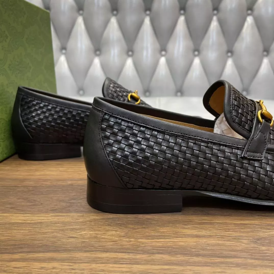 MEN'S HORSEBIT LOAFERS BLACK - GL116
