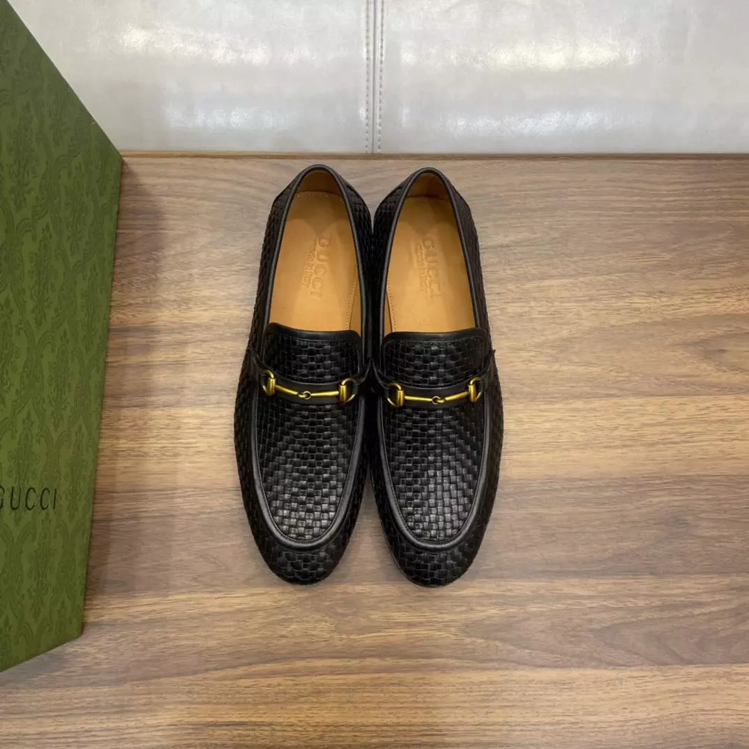 MEN'S HORSEBIT LOAFERS BLACK - GL116