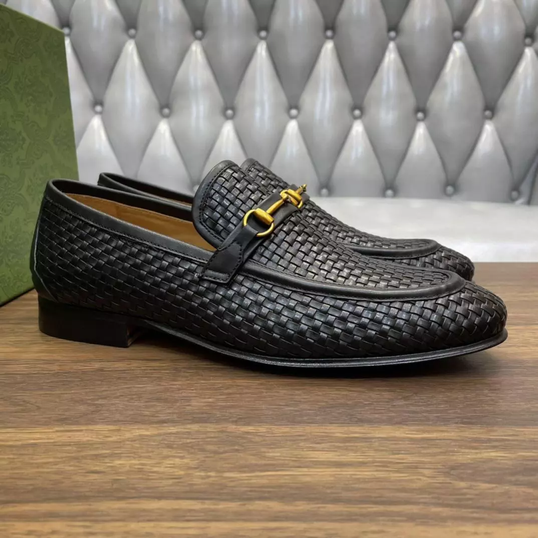 MEN'S HORSEBIT LOAFERS BLACK - GL116
