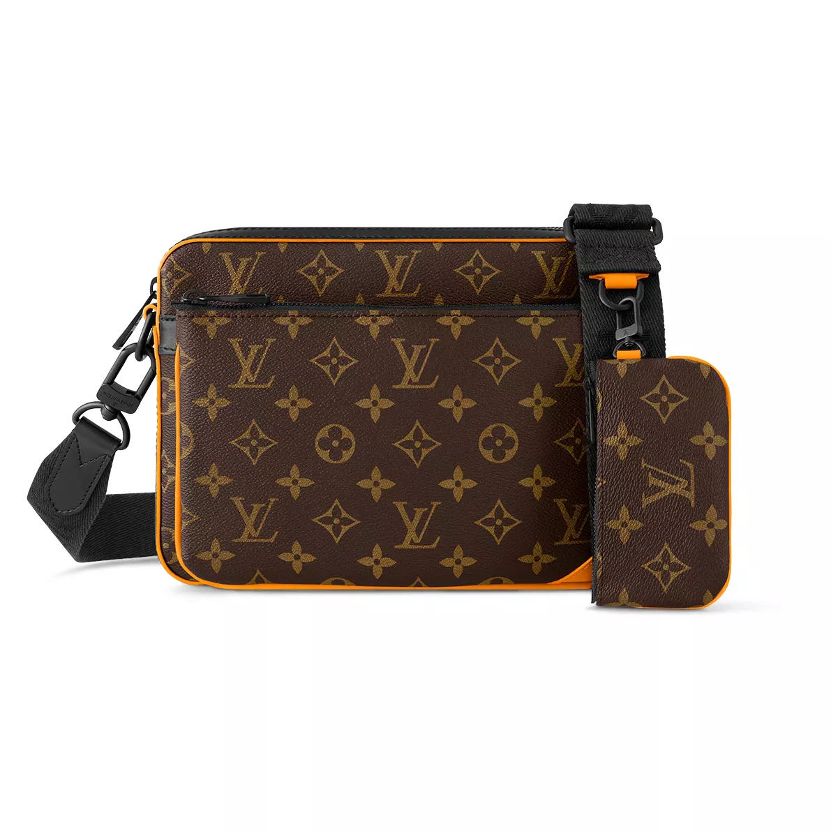 TRIO MESSENGER BAG MONOGRAM MACASSAR M46694 - LW453 DISCOVERY BACKPACK PM SKY BLUE MONOGRAM CANVAS