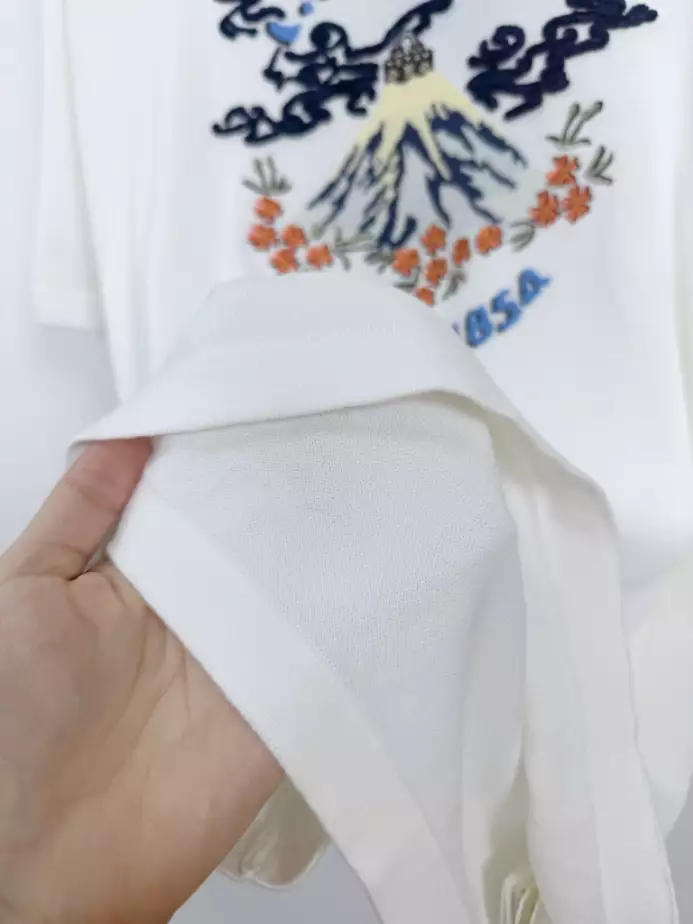 LOUIS VUITTON T-SHIRT - LVTS092 Damier Jacquard Short-Sleeved Crewneck - LVTS089